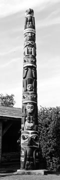 Haida Mât totémique haida, 1925