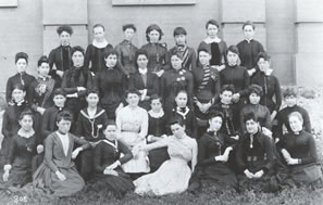Classe d’été à Sainte-Anne (1888)