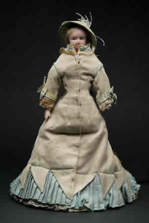 Wax doll used by the Helmcken Children