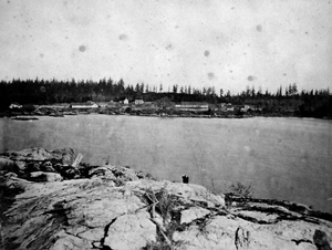 Photograph of the Esquimalt Reserve in 1881