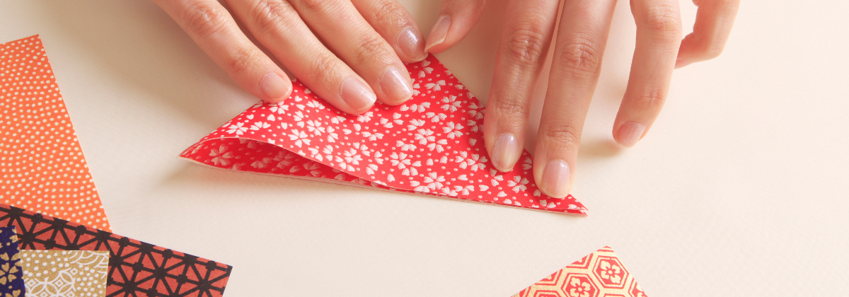 origami being folded