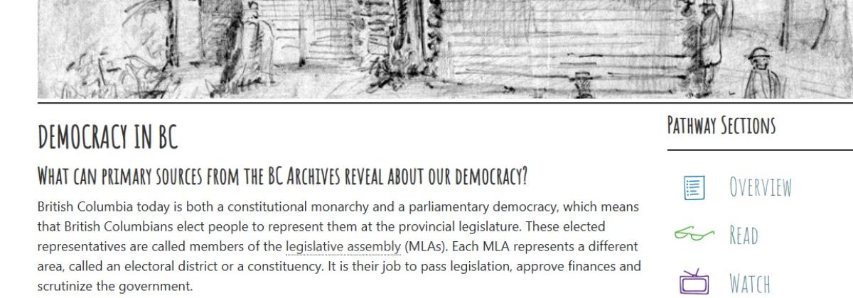screenshot from RBCM Learning Portal